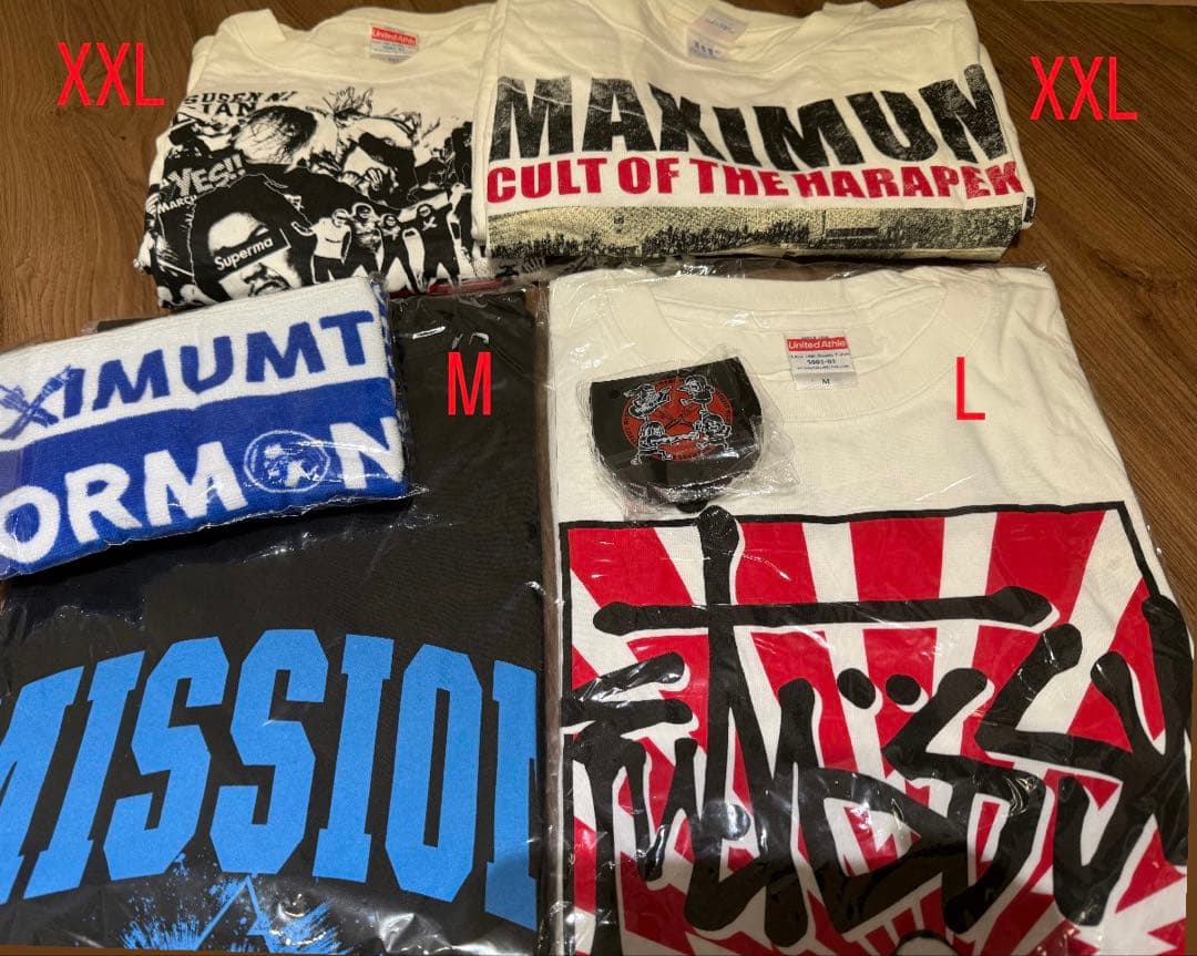 マキシマムザホルモン Tシャツ グッズセット（M, L, XXL）