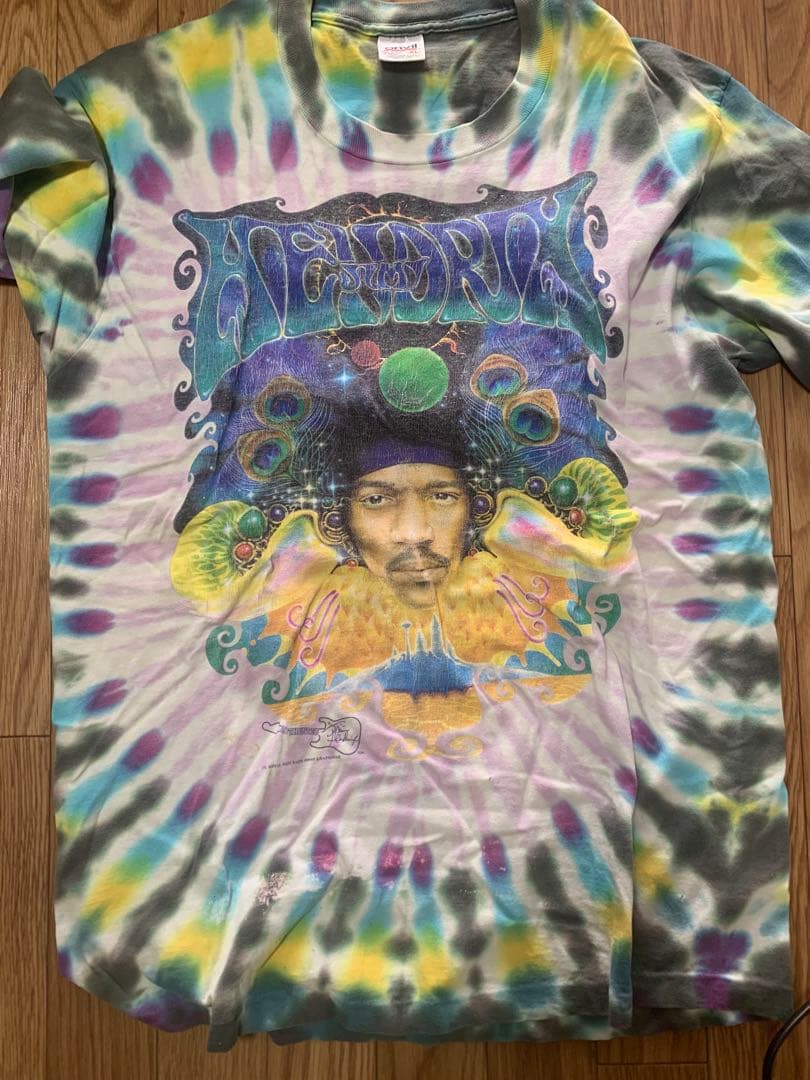 Jimi Hendrix タイダイ柄 Tシャツ XL