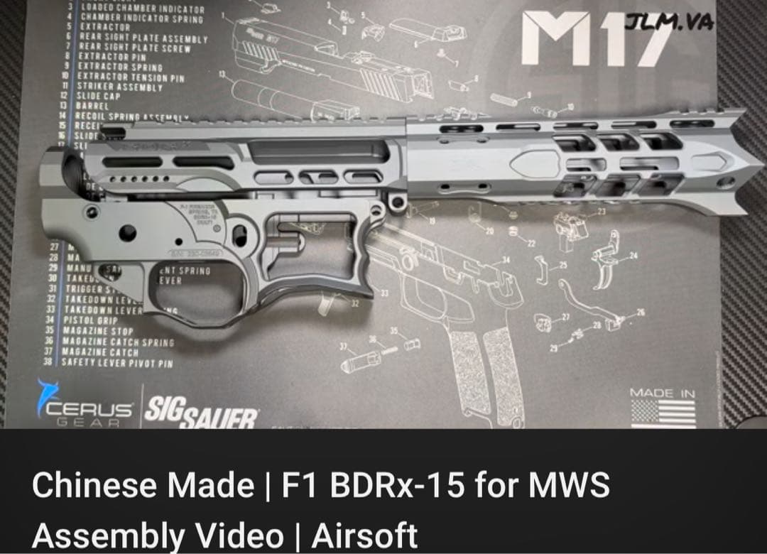 実物ハンドガードF1 FIREARMS 検PTW トレポンmws vfc ghk