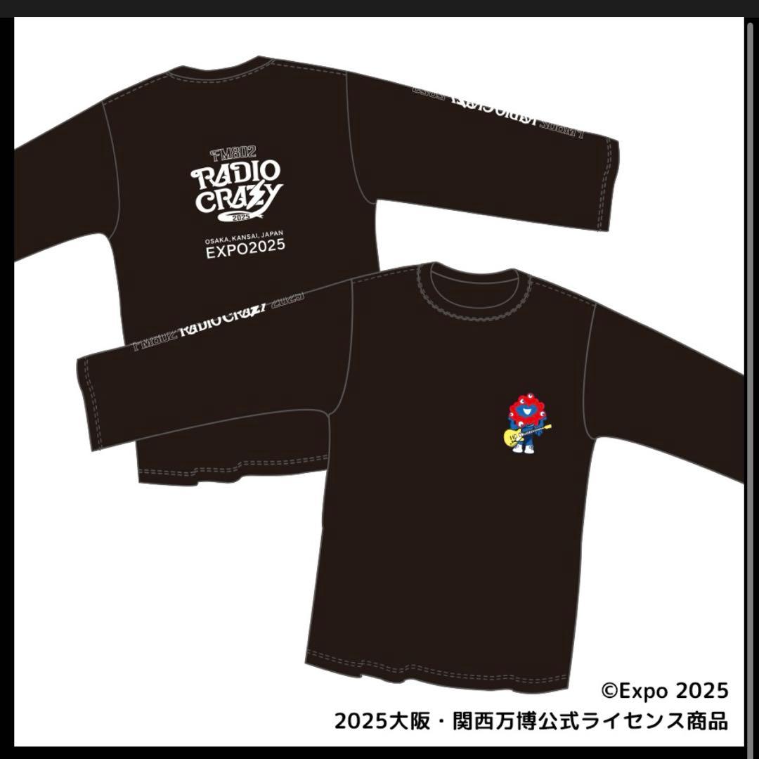 ミャクミャク レディクレ RADIO CRAZY コラボ ロンT XXL