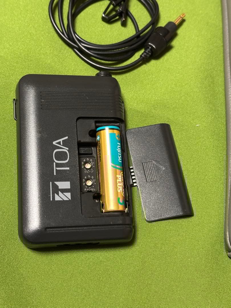 D.TOA WM-1320　新古品　 タイピンマイク ワイヤレス頻度僅か7993