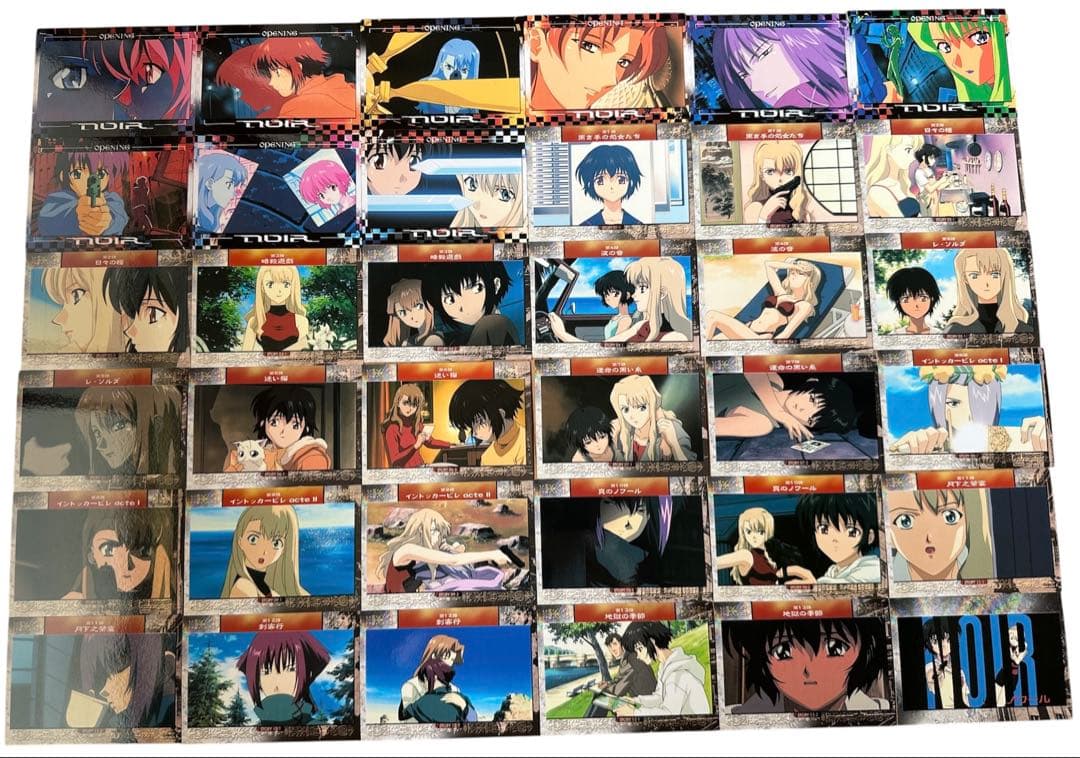 ノワール NOIR アニメ 夕叢霧香 夕叢 トレーディングカード カード トレカ