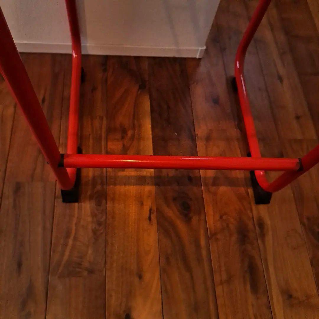 80s ミッドセンチュリー　スペースエイジ　レトロポップ　赤金属ミラードレッサー