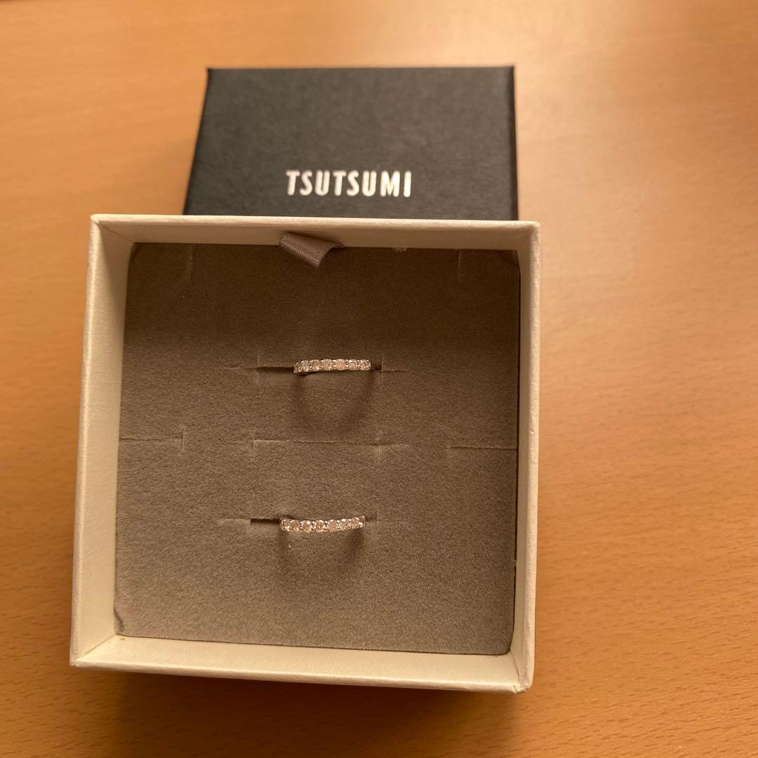 プラチナ ダイヤモンド フープピアス