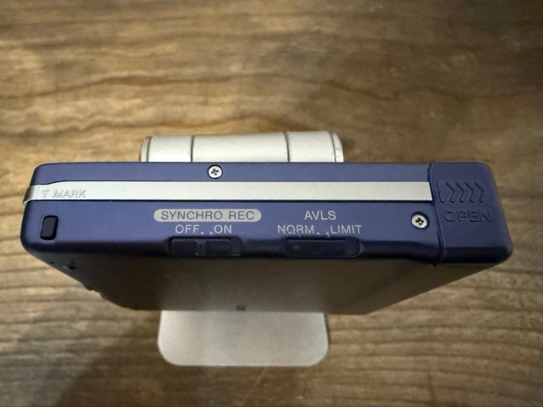 SONY ポータブルMDレコーダー MZ-R55 本体色サイレンス・ブルー