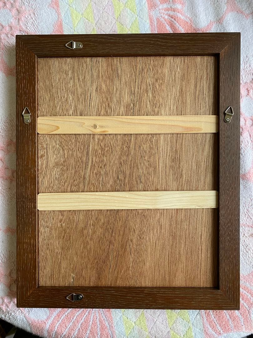 柚木沙弥郎 型染絵　干支　猿　額縁　染織工芸作家　民藝