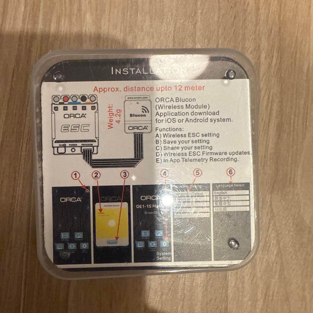 ORCA OE1 Mark II ESC Bluconnセット