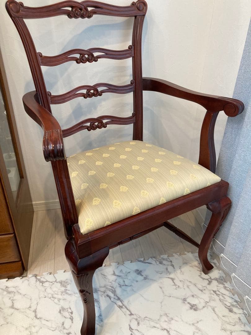 高級　アダムスタイル　デザイン　クラシックスタイル 木製椅子