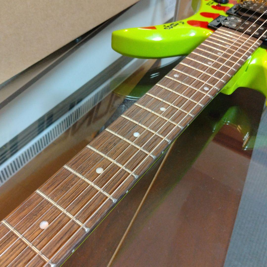 ✨️超希少✨️未使用 hideモデルギター グリーンハートJr. Burny