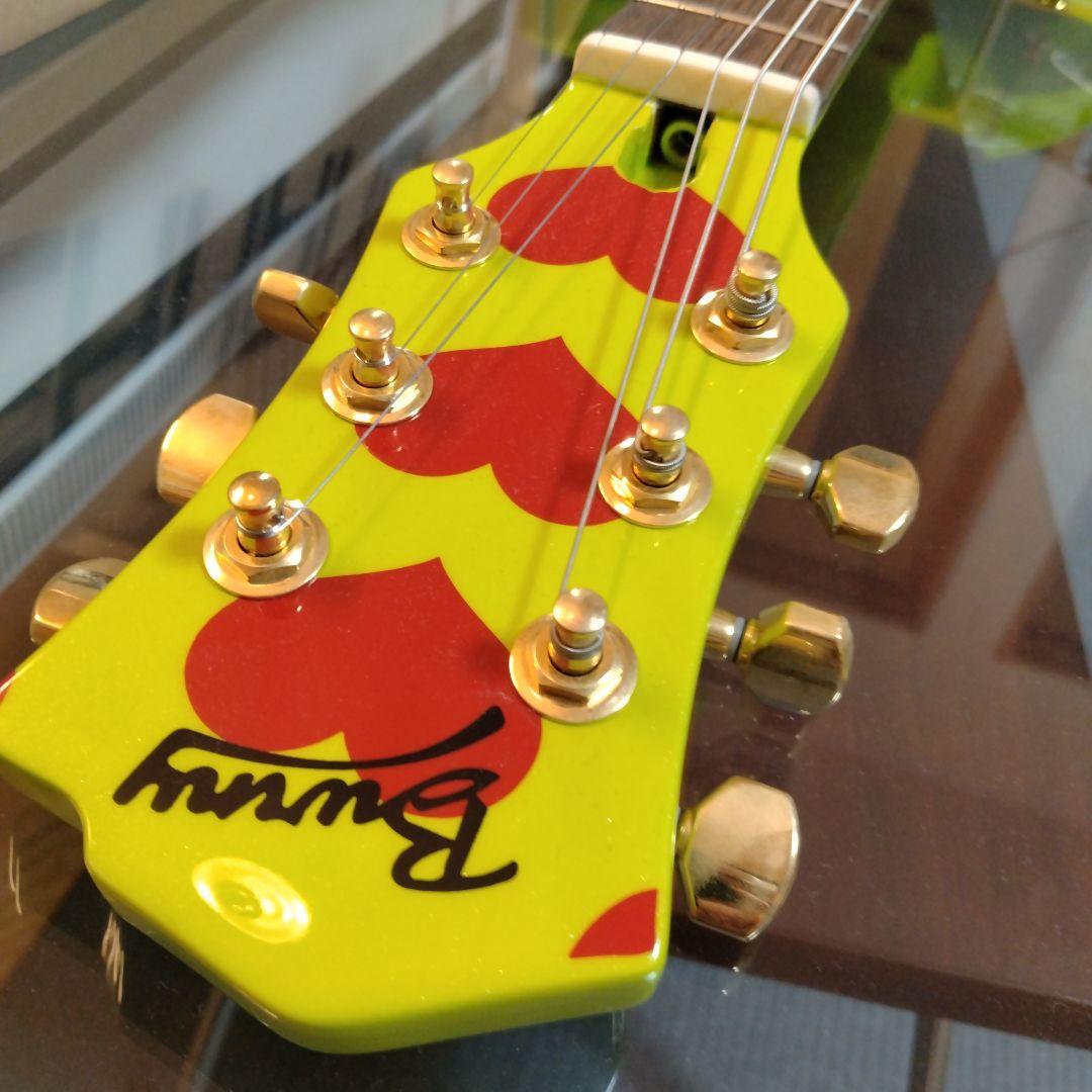 ✨️超希少✨️未使用 hideモデルギター グリーンハートJr. Burny