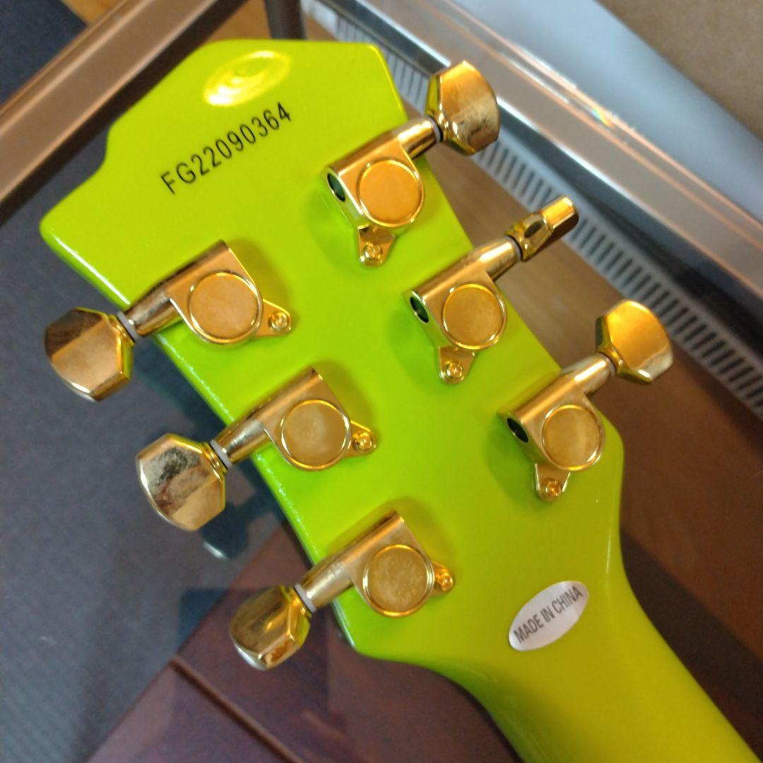✨️超希少✨️未使用 hideモデルギター グリーンハートJr. Burny