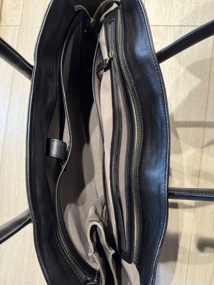 マザーハウス　アンティークボックストート　アンティークブラック