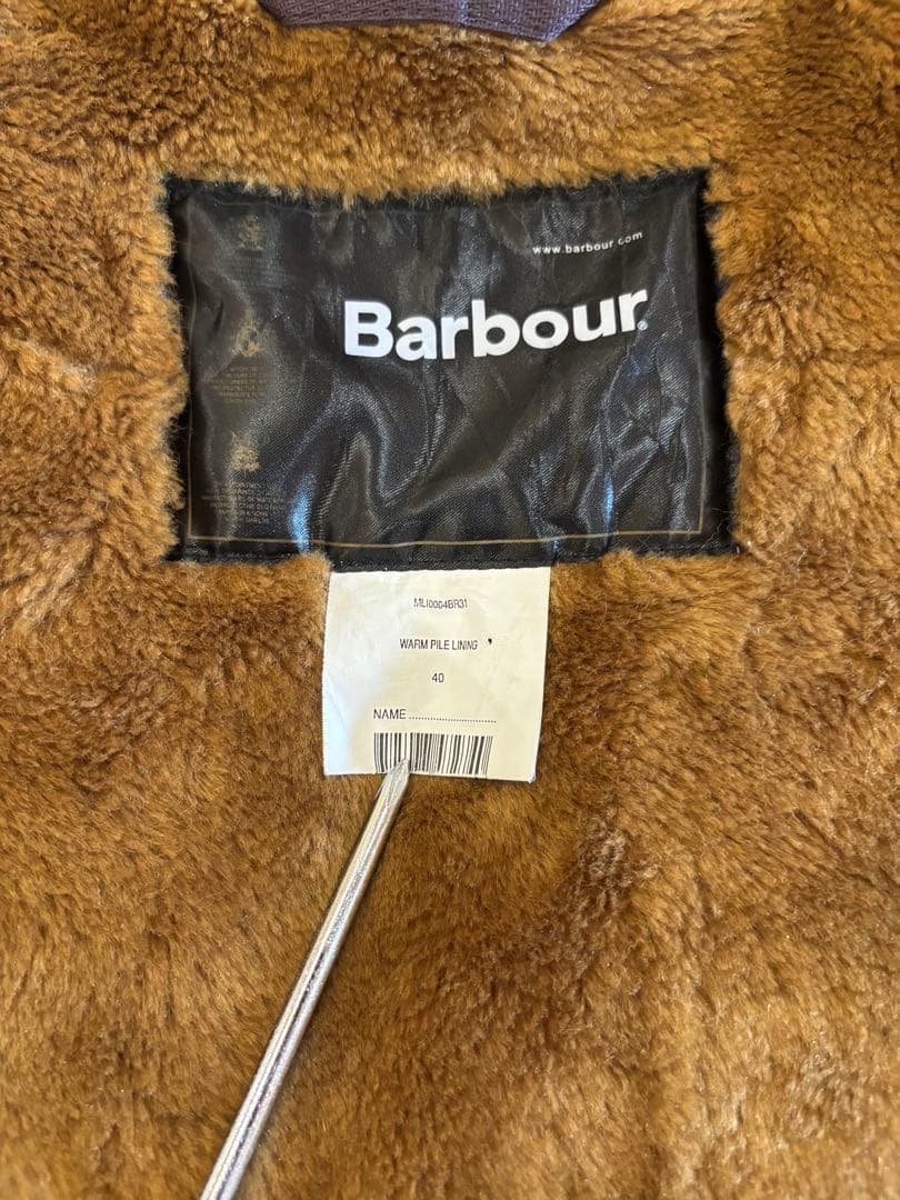 Barbour バブアー ファーライナー ベスト ジップイン