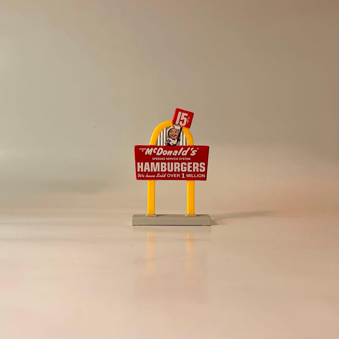 マクドナルド ミニチュア ジオラマ ライト アメリカンダイナー 1996年