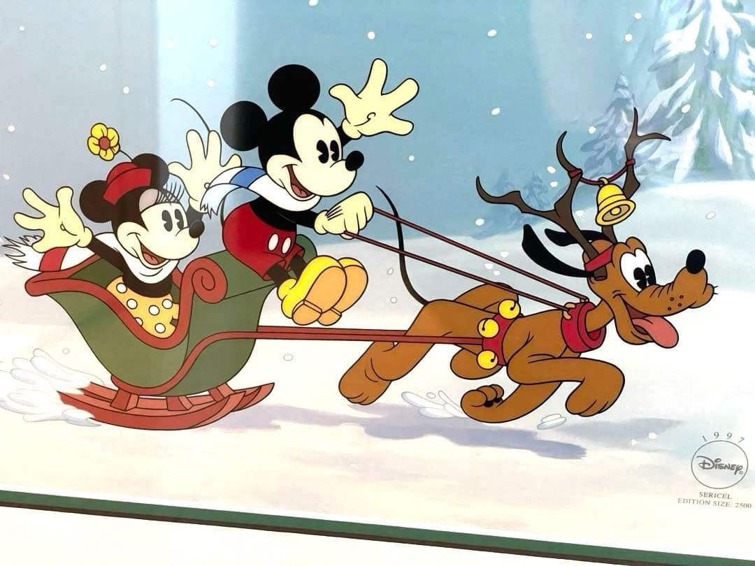 ディズニー限定 ミッキー・ミニー・プルート　セル画