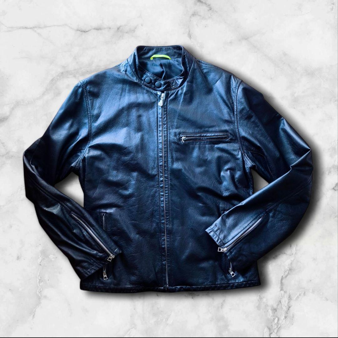 Paul Smith ブラック レザー シングルライダース M