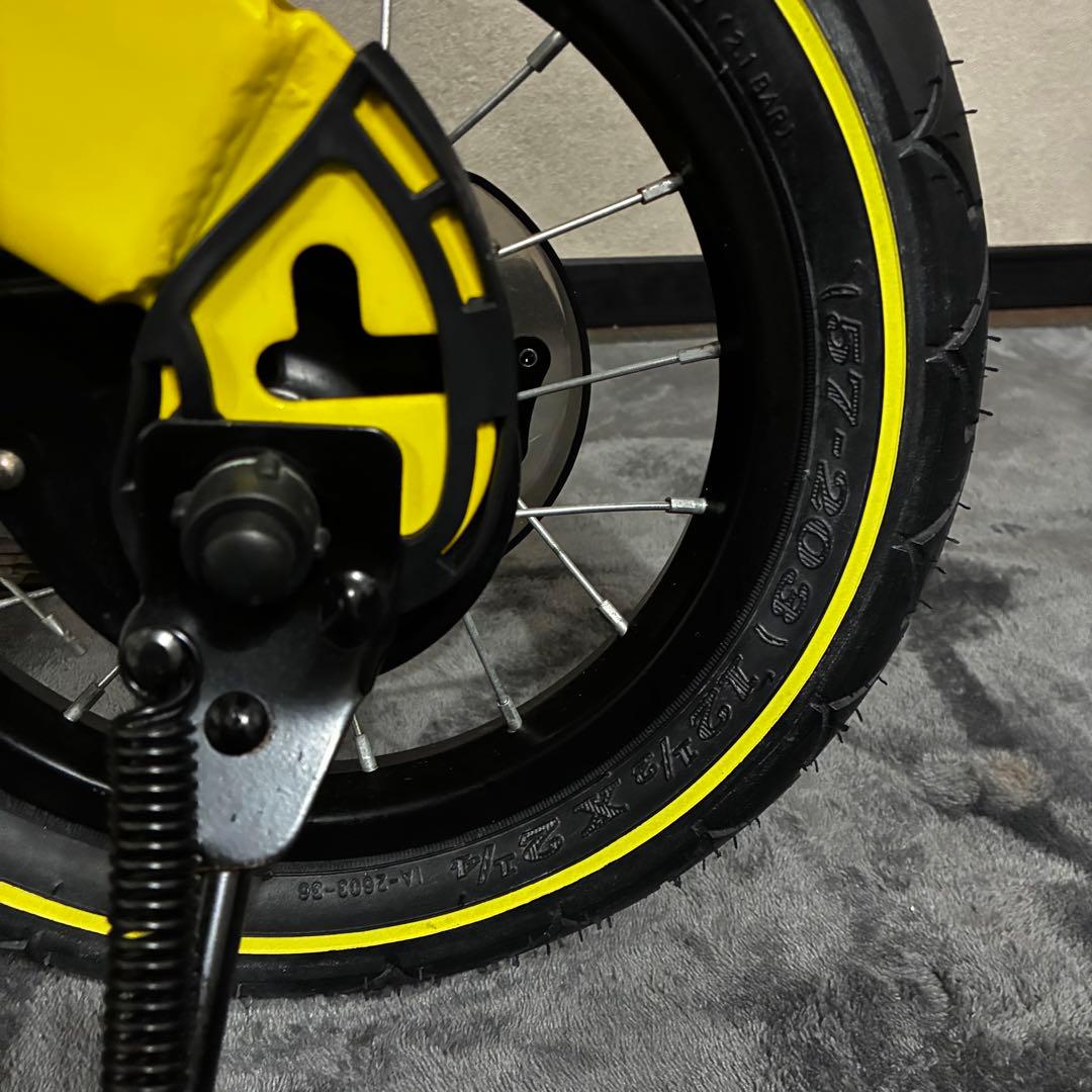 【美品】　へんしんバイク　イエロー　12インチ