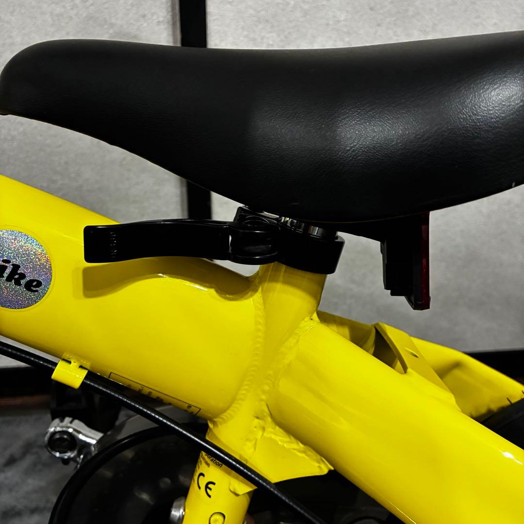 【美品】　へんしんバイク　イエロー　12インチ