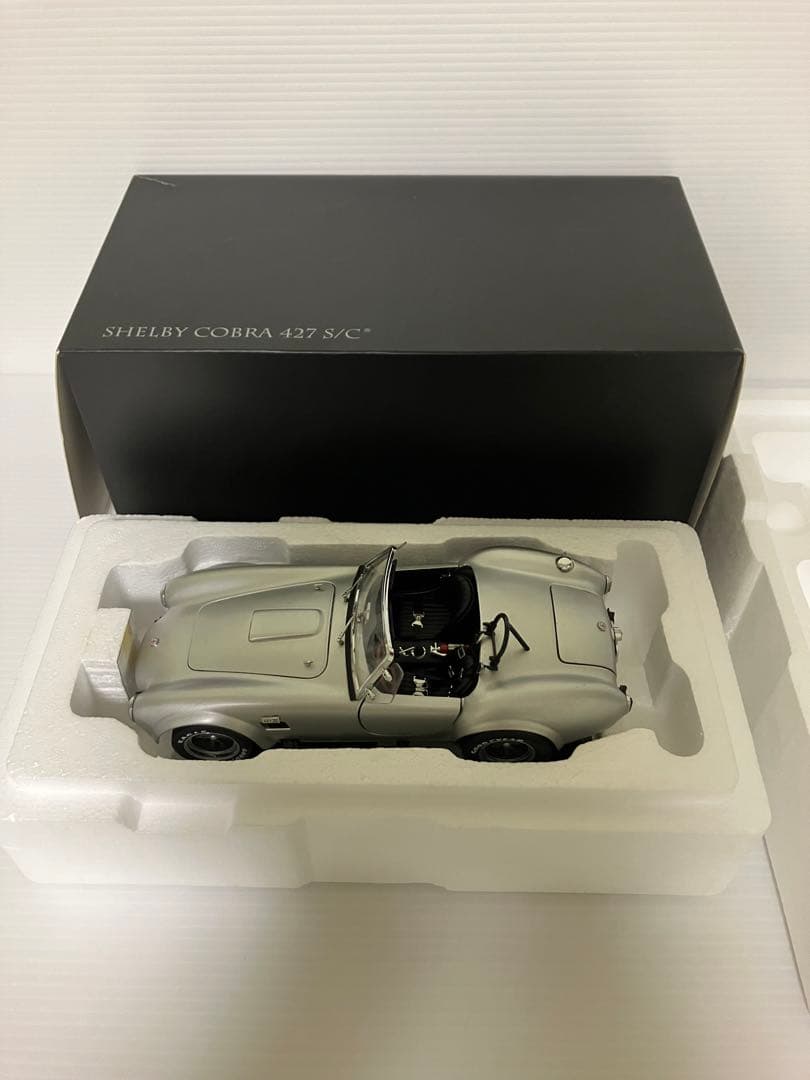 京商 1/18 SHELBY COBRA 427 S/C シルバー