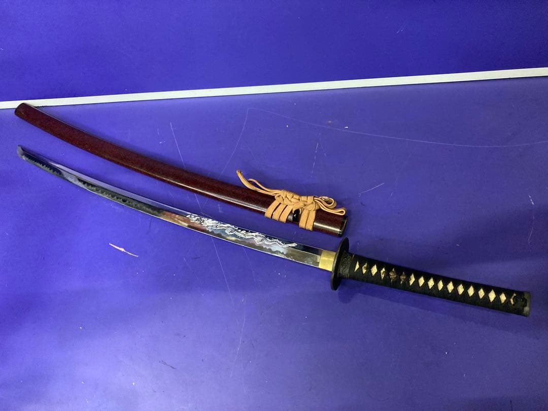 G）模造刀 日本刀 太刀 総長さ約104cm