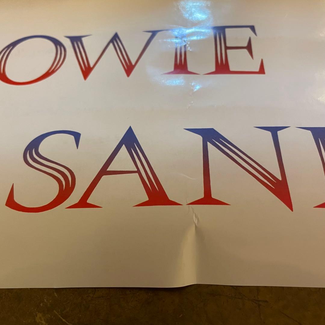 00s デッドストック DAVID BOWIE 大判ポスター