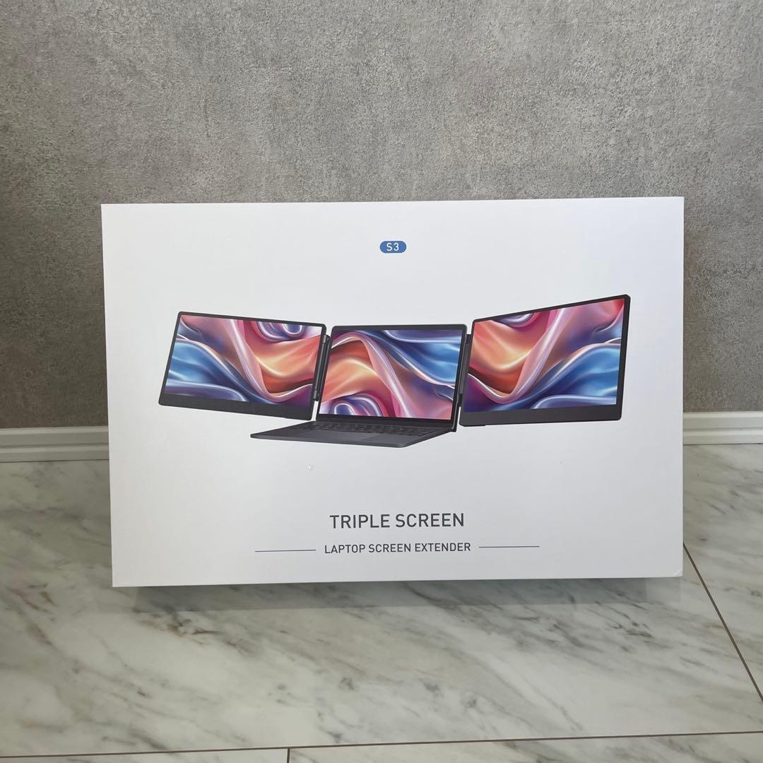 S3ノートパソコン デュアルモニター トリプルモバイルモニター 折りたたみ