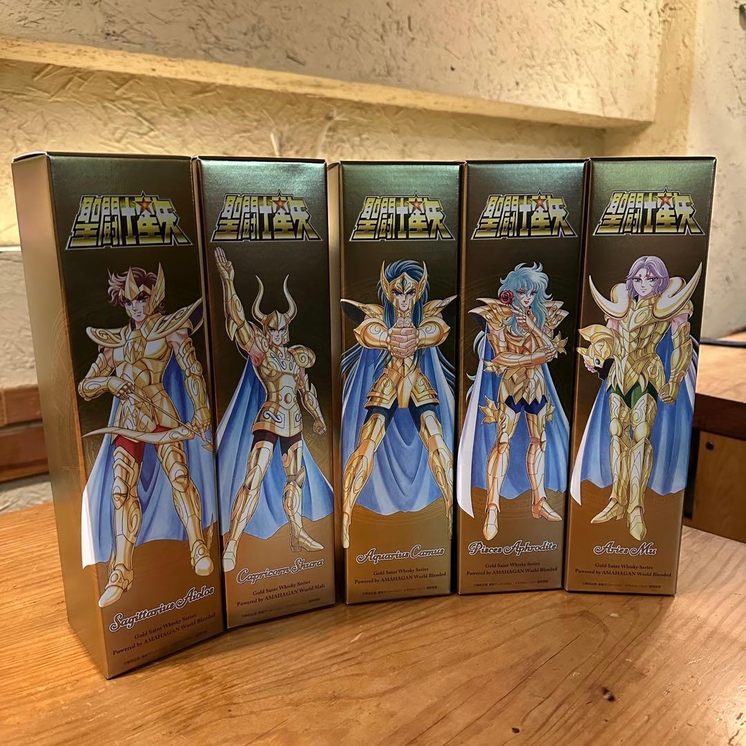【新品・未開栓】聖闘士星矢 5種類 AMAHAGANウイスキー