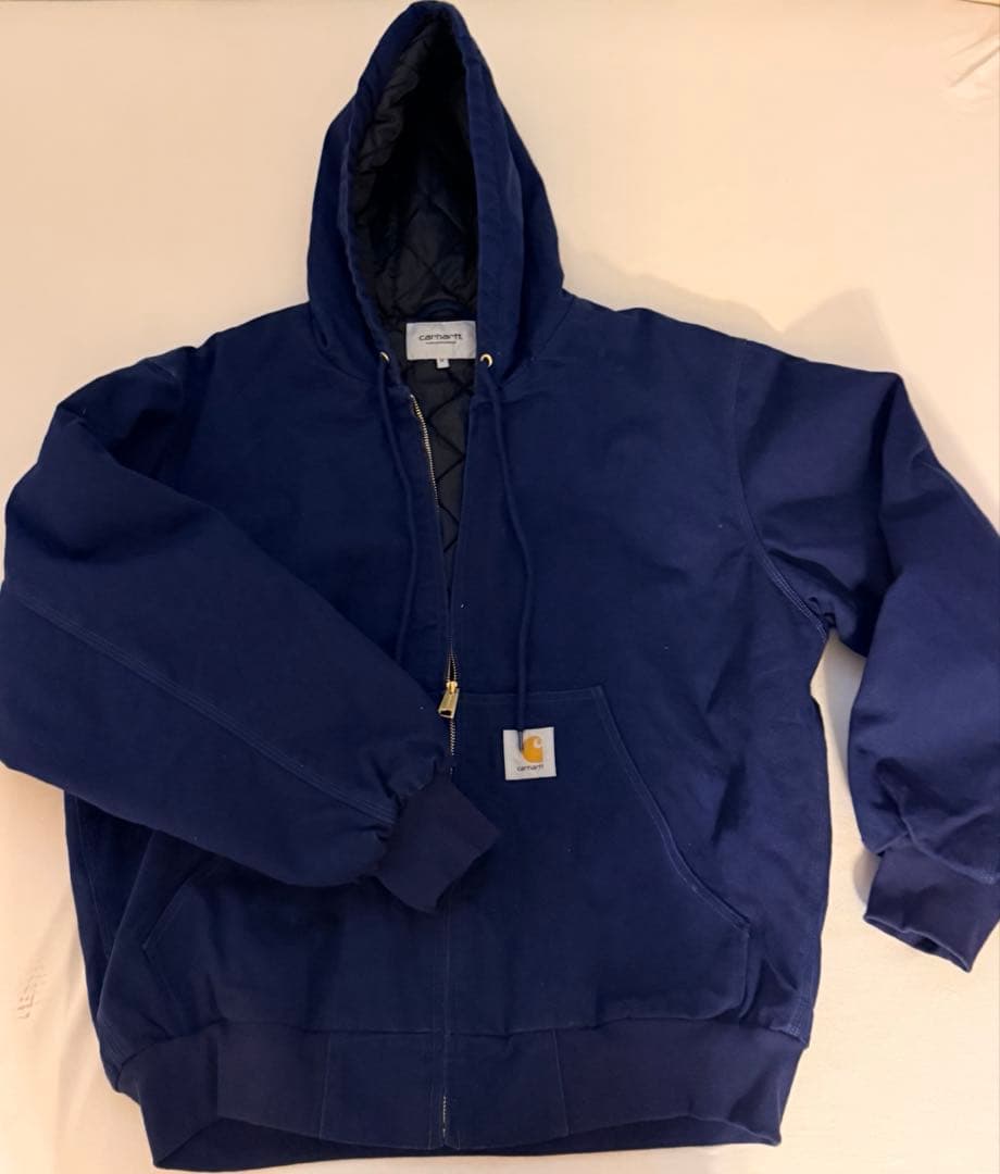 【美品】カーハート　アクティブジャケット　ネイビー