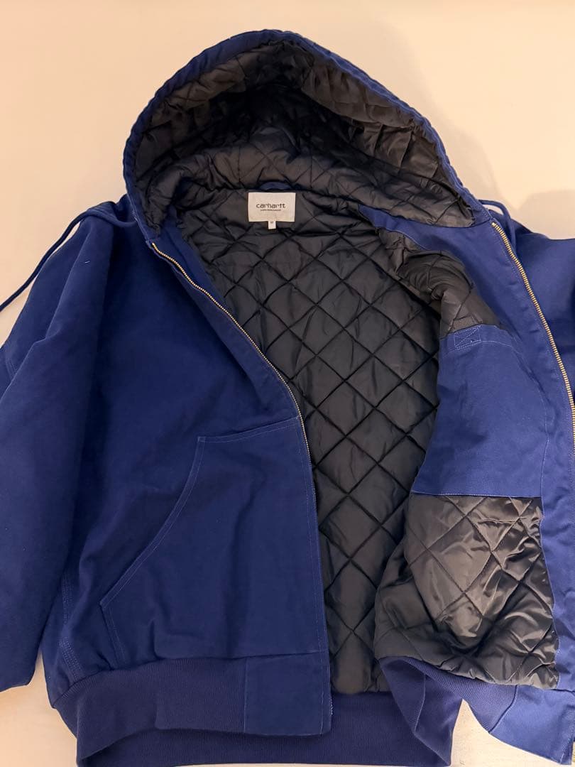 【美品】カーハート　アクティブジャケット　ネイビー
