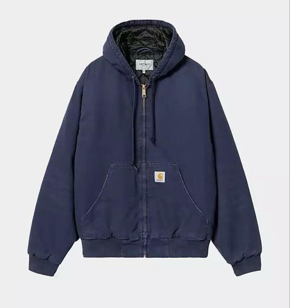 【美品】カーハート　アクティブジャケット　ネイビー