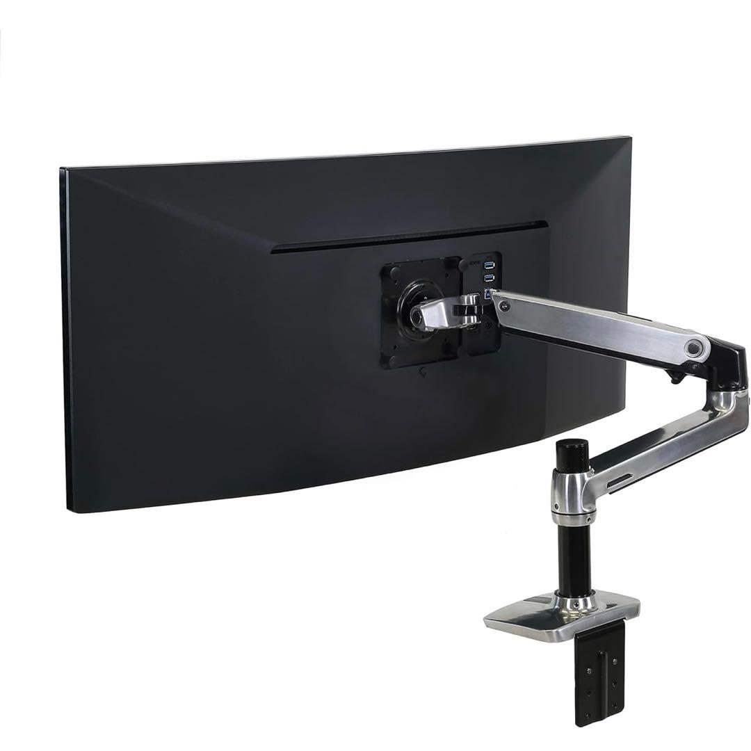 ERGOTRON エルゴトロン LX モニターアーム デスクマウント シルバー