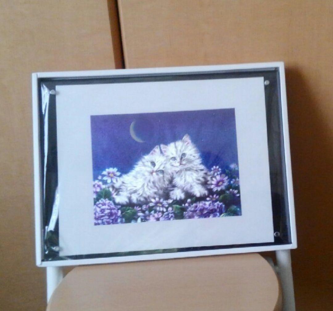 アルミ箔アート　猫