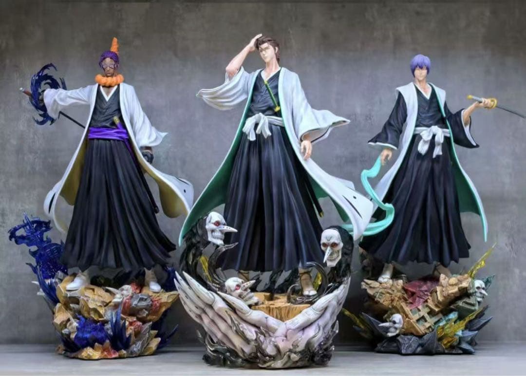 BLEACH 藍染惣右介 ガレージキット ガレキ スタチュー②④