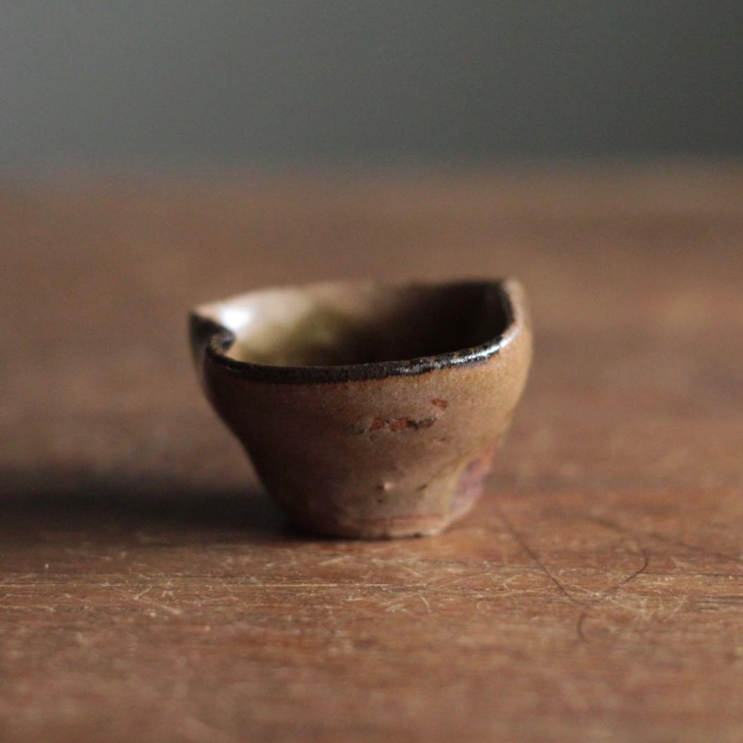 京唐津 ぐい呑み 盃 幕末〜明治 絵唐津 古美術 古道具 アンティーク