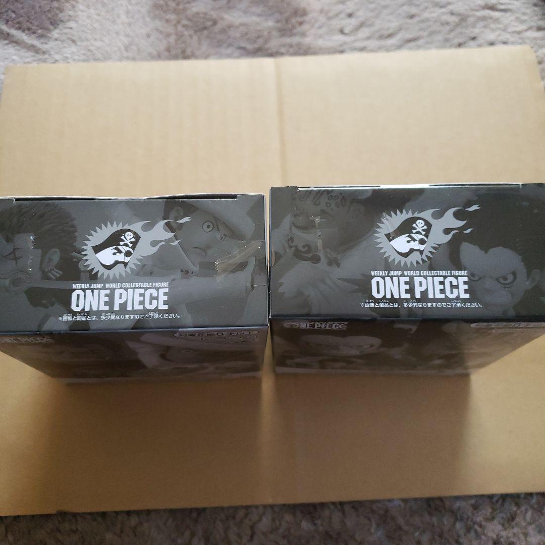 ワンピース WCF 応募者全員サービス ルフィ&ルッチとゾロ&カク 2個セット