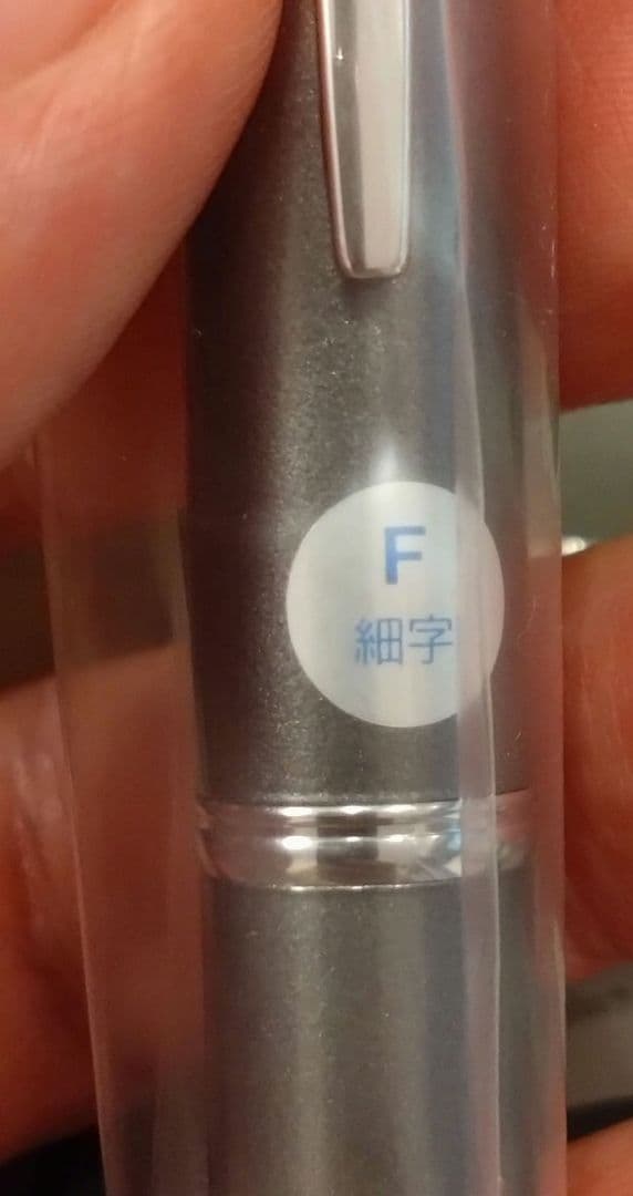 PILOT キャップレスデシモ　 万年筆 F（細）ダークグレーマイカ