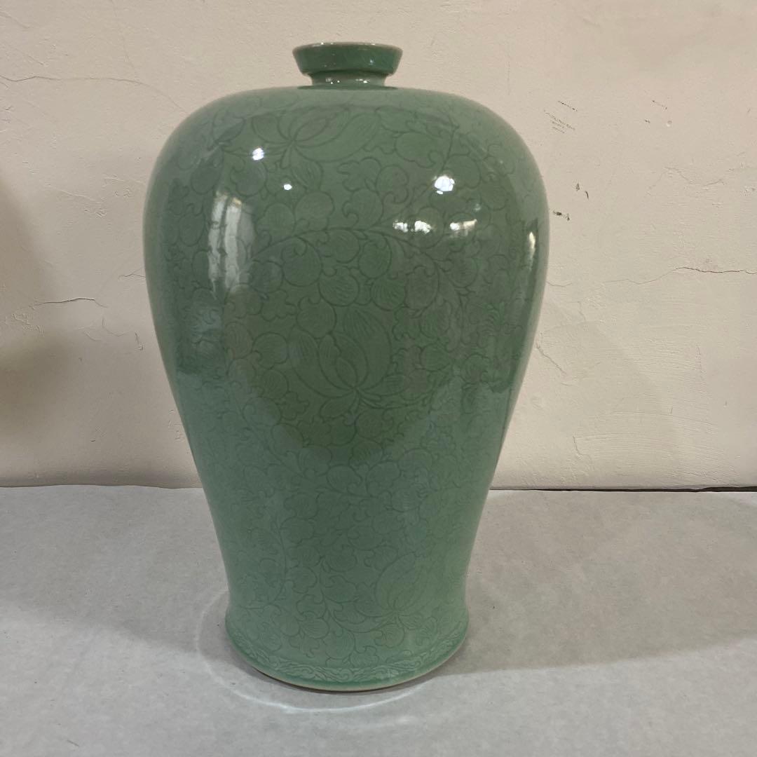 李朝　韓国　青磁　壺　瓶