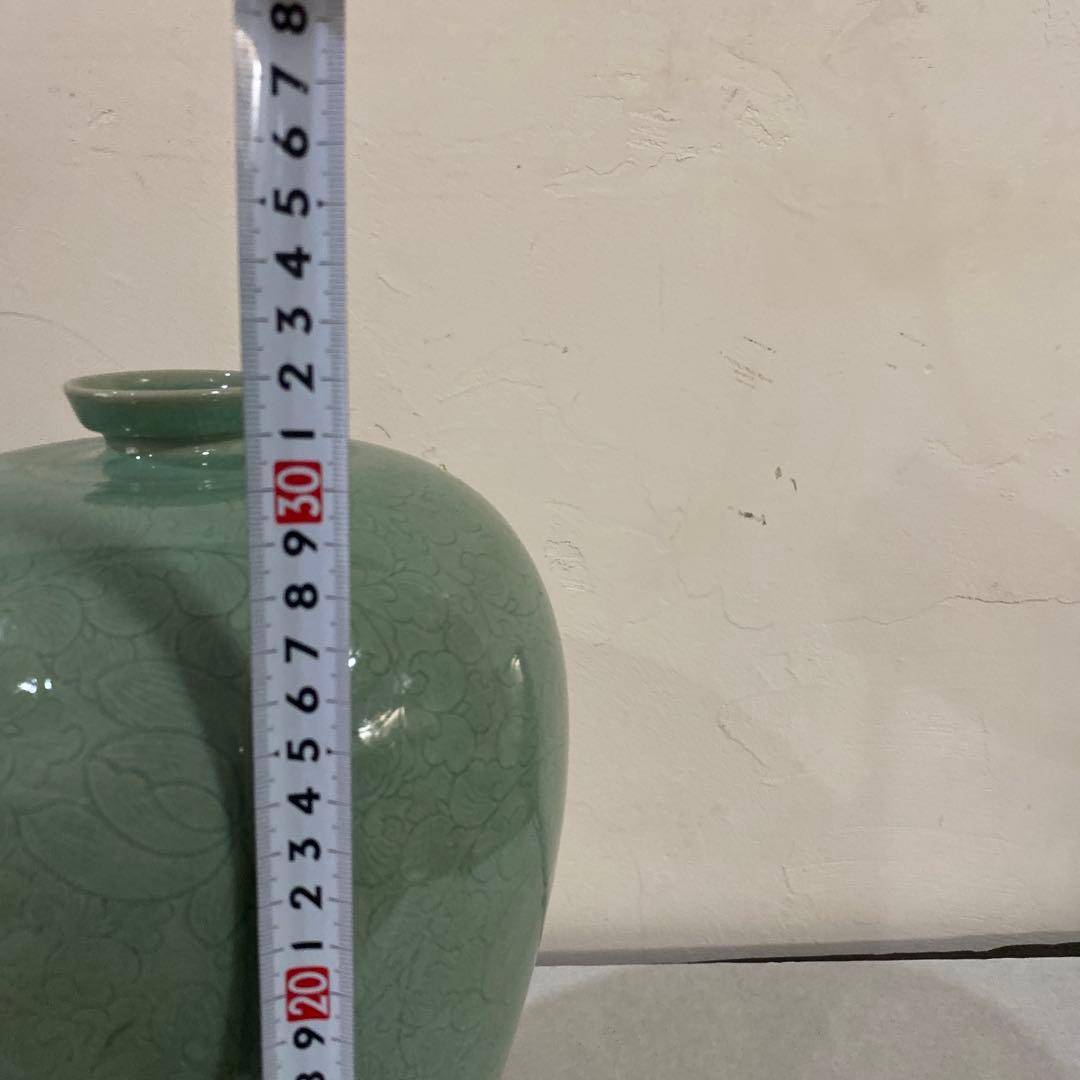 李朝　韓国　青磁　壺　瓶