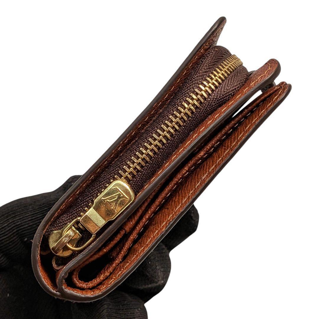 良品 ルイヴィトン モノグラム コンパクトジップ コンパクト財布 946
