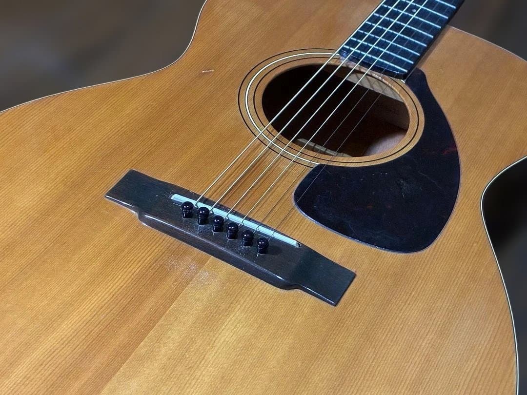 ★　弾き込まれた綺麗な音色　YAMAHA ビンテージFG110赤ラベル試聴動画有