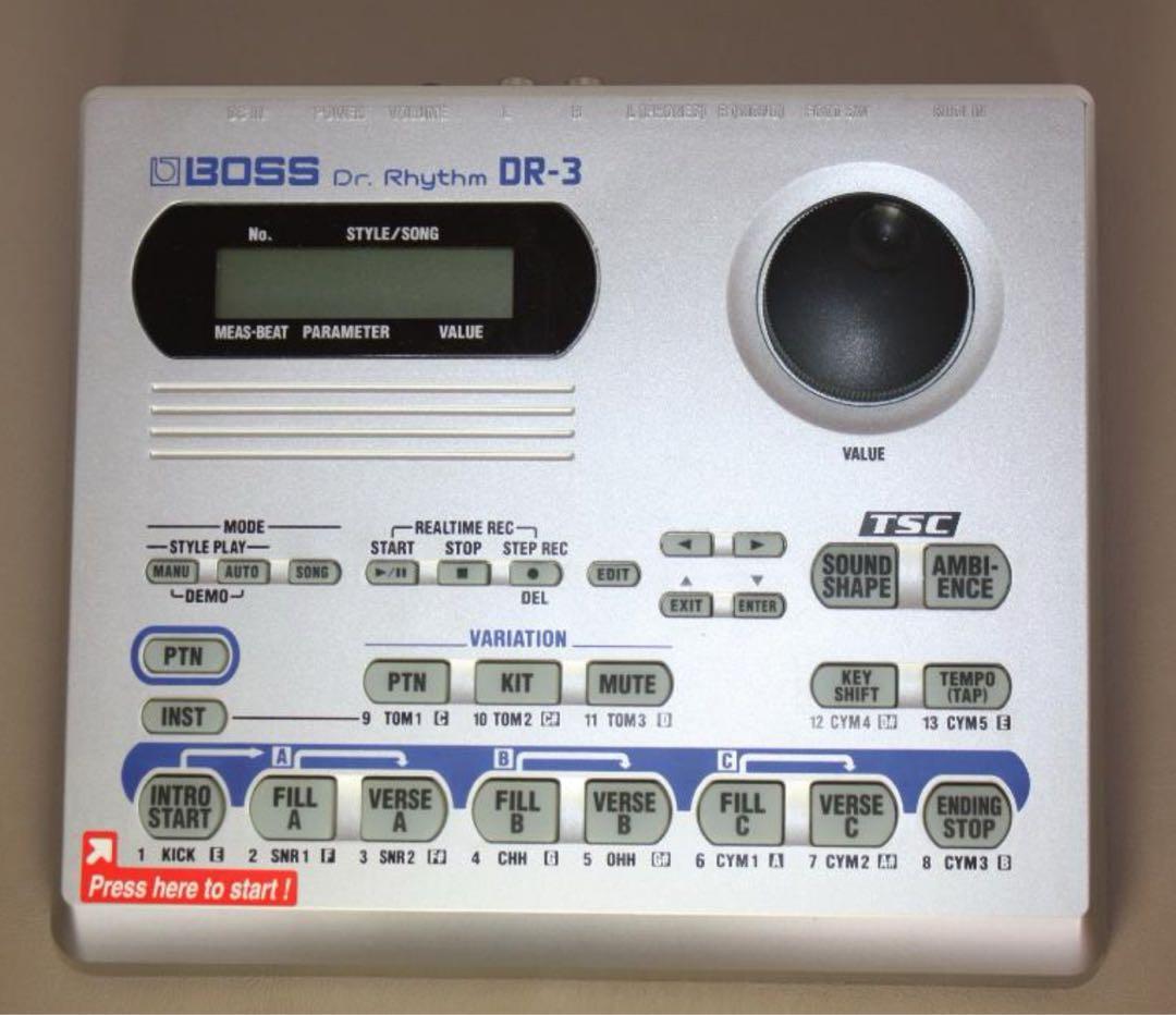 パーカッション・打楽器 BOSS Dr.Rhythm DR-3