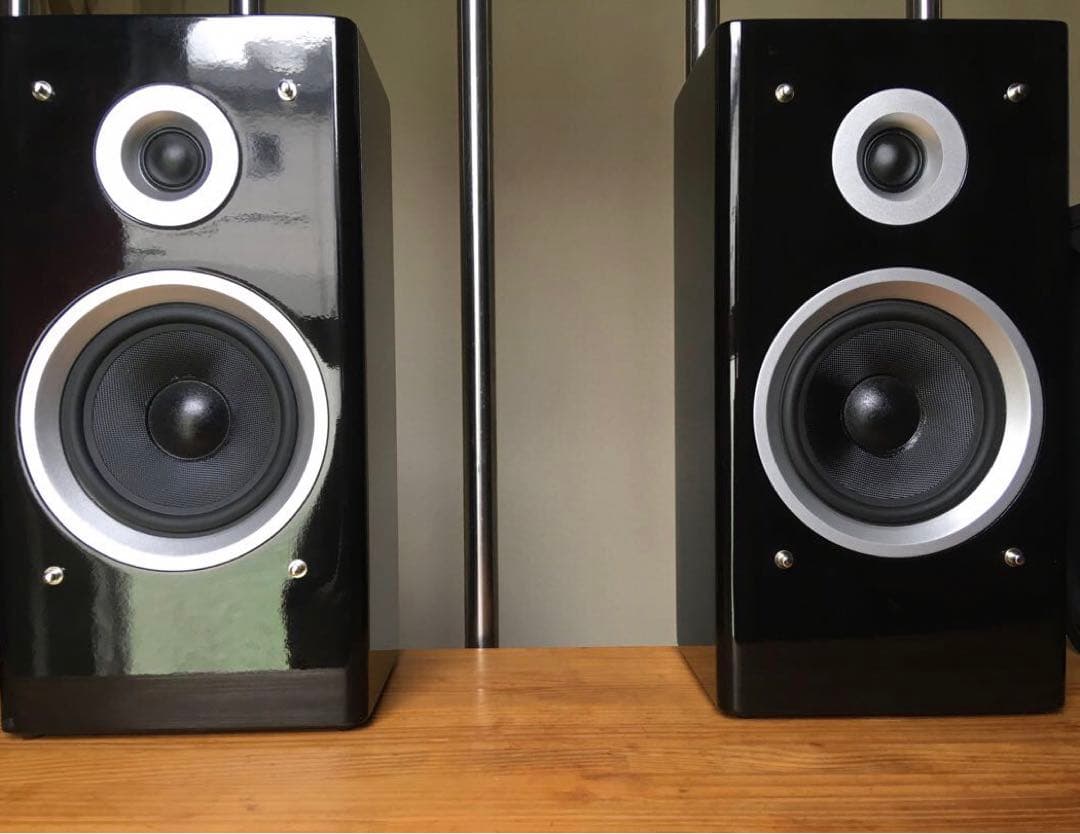 [お勧め] 端子に難 小型 不明 スピーカー ペア