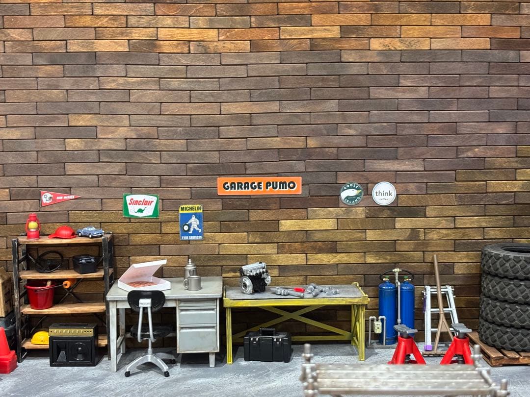 スケールガレージ　ミニチュア