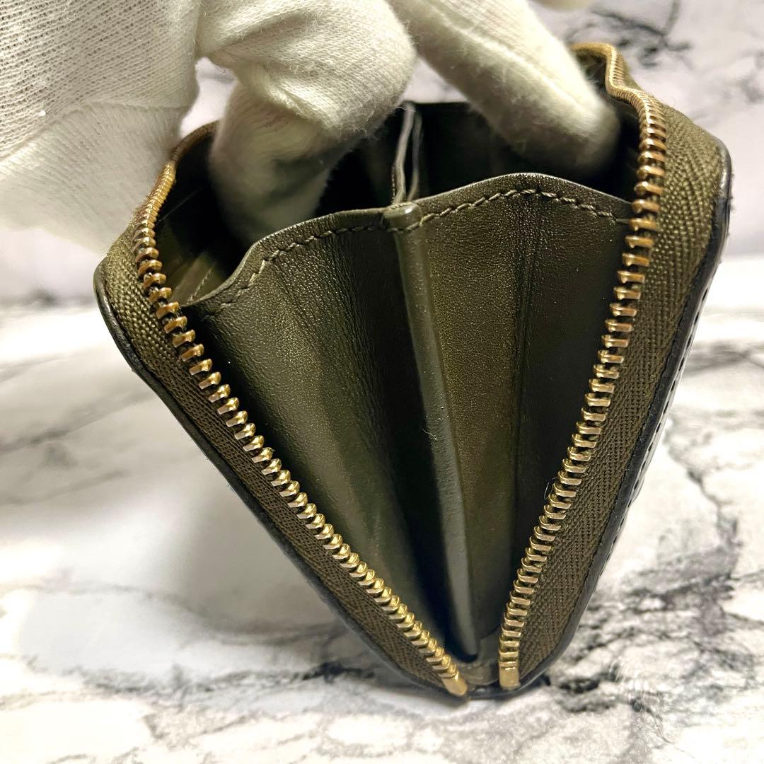 ルイヴィトン　ヴェルニ　ジッピーパース　ブラック×カーキ