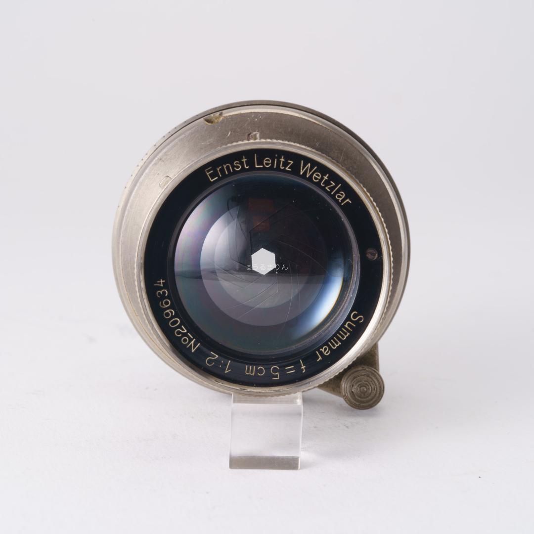 希少ニッケル癖玉！Leica Nickel Summar 5cm オールドレンズ