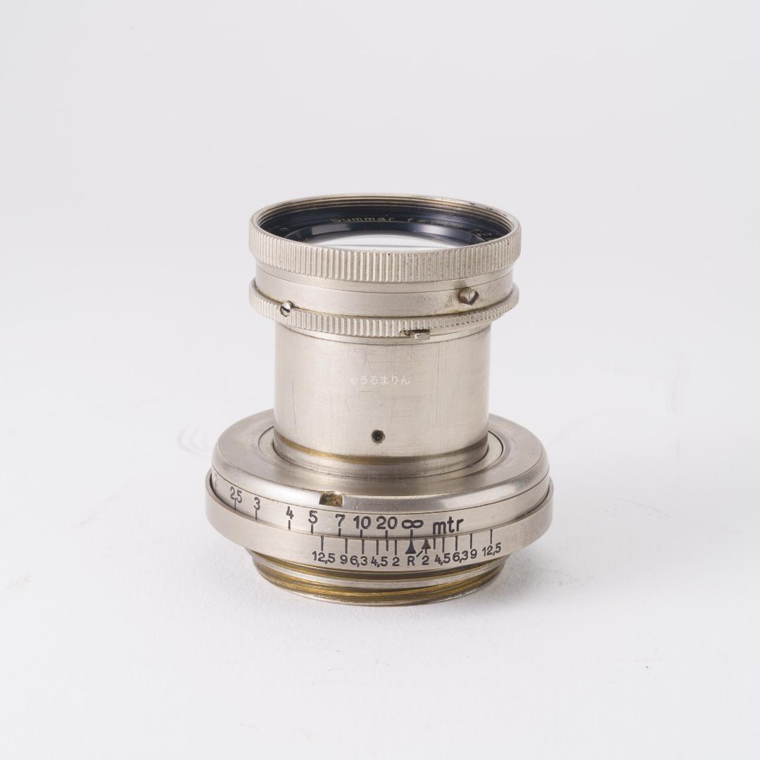 希少ニッケル癖玉！Leica Nickel Summar 5cm オールドレンズ