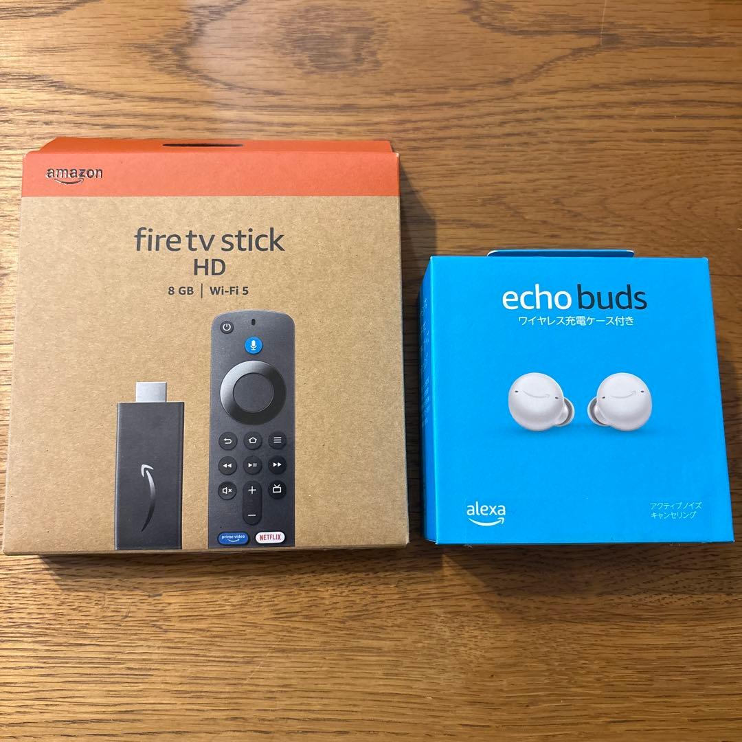 テレビ Amazon Fire TV Stick HD 8GB & echo buds