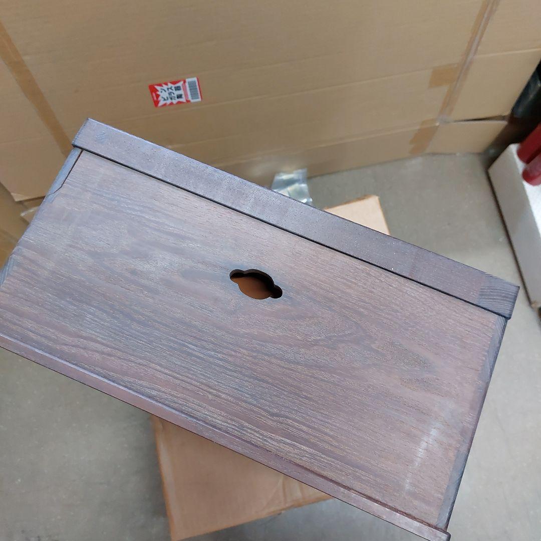 置き炉　野々島商店　茶道具 桑置き炉未使用 に近い 木の部分に2箇所 ヒビがあり