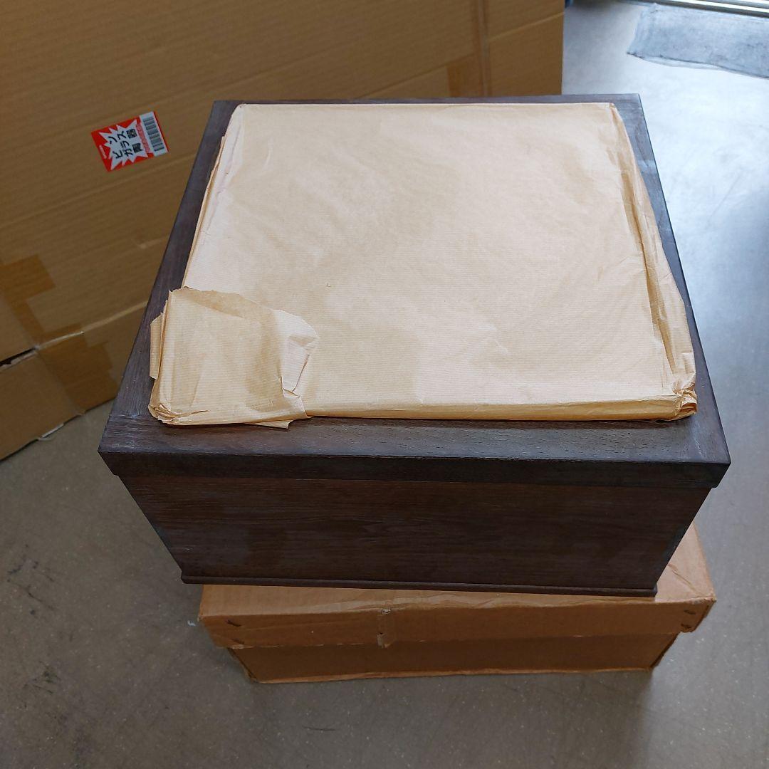 置き炉　野々島商店　茶道具 桑置き炉未使用 に近い 木の部分に2箇所 ヒビがあり