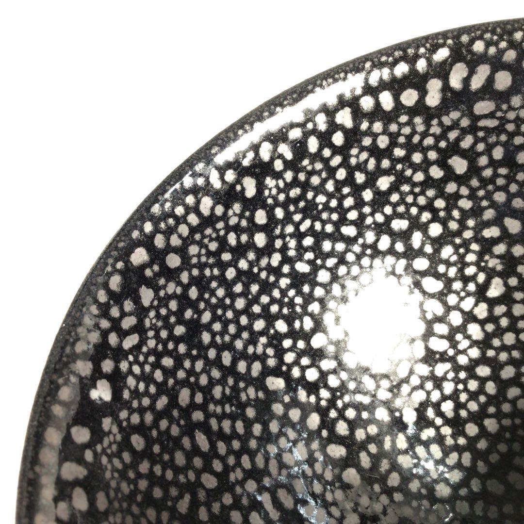 Ｍ１６２　茶碗　『清水保孝造』『油滴茶碗』　抹茶碗　共箱　茶道具